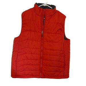 Men’s Pacific Trail Orange/Red Vest, Size Large